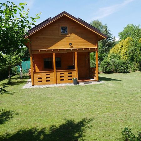 Domek Letniskowy Drewniany Nad Jeziorem Strzeszowskim Nowy Exteriér fotografie